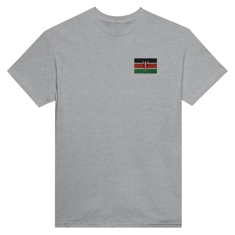 T-shirt Drapeau du Kenya en broderie - Pixelforma 