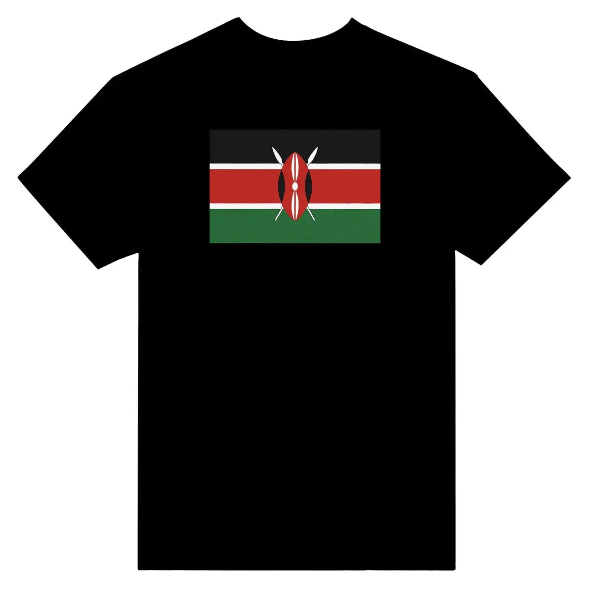 T-shirt Drapeau du Kenya - Pixelforma 