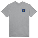 T-shirt Drapeau du Kosovo en broderie - Pixelforma 