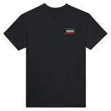 T-shirt Drapeau du Koweït en broderie - Pixelforma