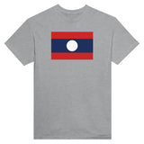 T-shirt drapeau du laos - pixelformaflag