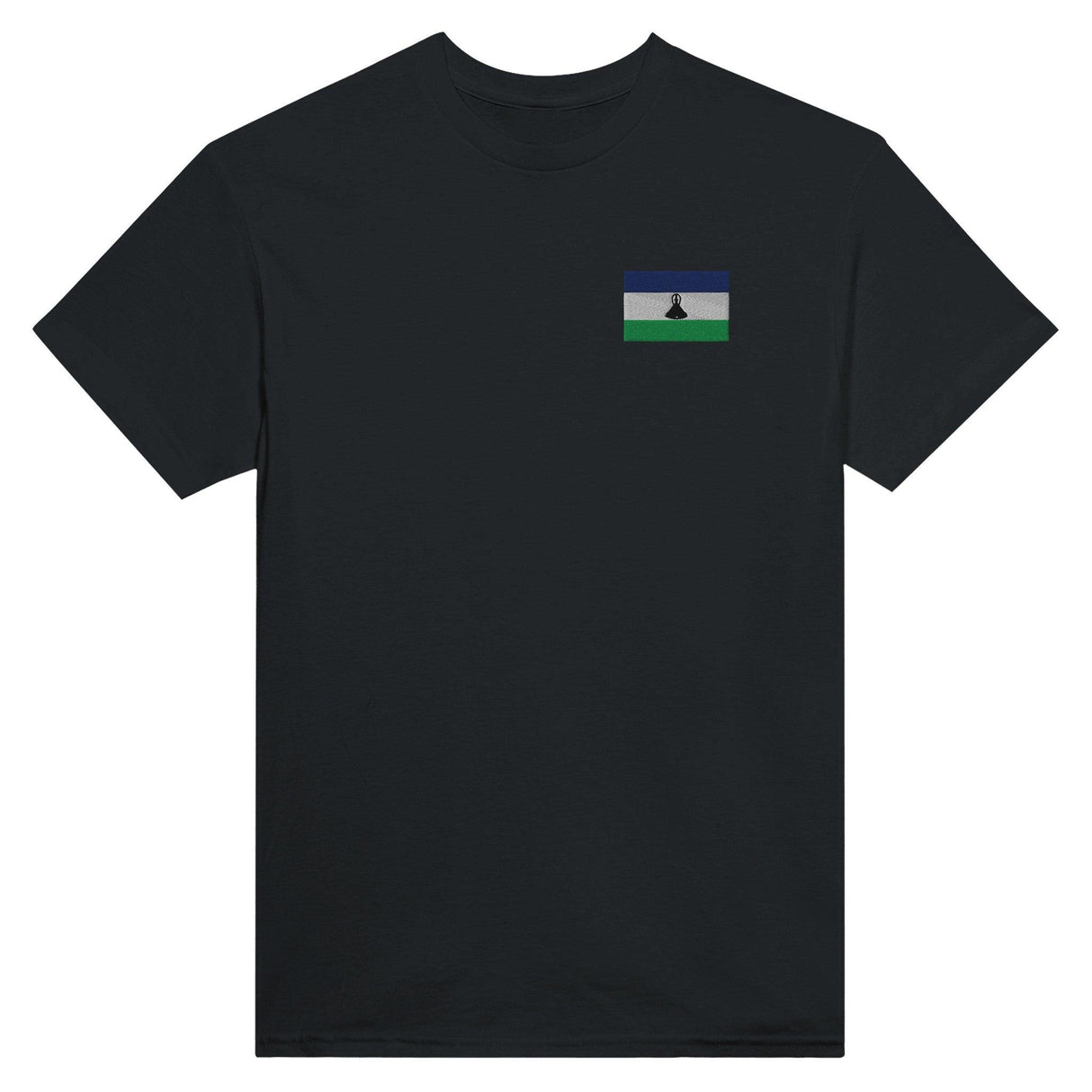 T-shirt Drapeau du Lesotho en broderie - Pixelforma