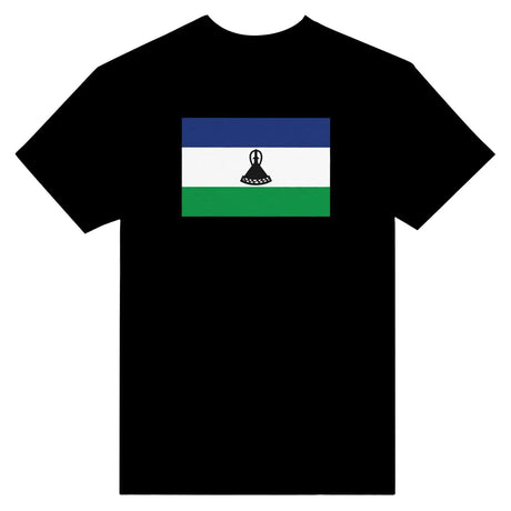 T-shirt drapeau du lesotho - pixelformaflag