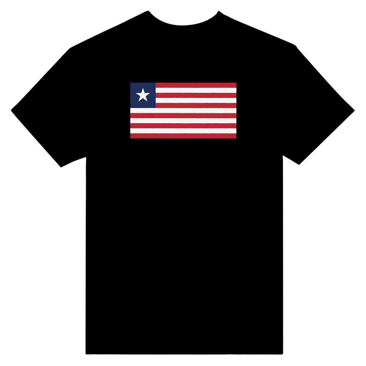 T-shirt Drapeau du Liberia - Pixelforma