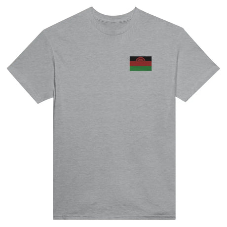 T-shirt drapeau du malawi en broderie - pixelformaflag