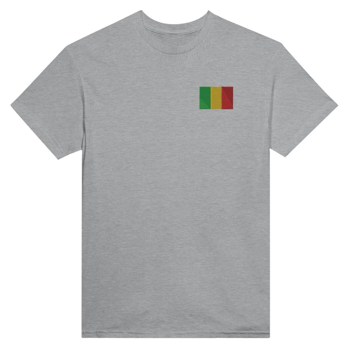 T-shirt Drapeau du Mali en broderie - Pixelforma