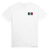 T-shirt Drapeau du Mexique en broderie - Pixelforma