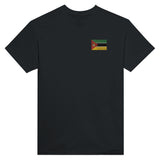 T-shirt Drapeau du Mozambique en broderie - Pixelforma