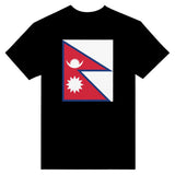 T-shirt Drapeau du Népal - Pixelforma
