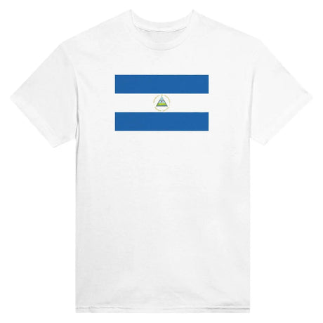 T-shirt drapeau du nicaragua - pixelformaflag