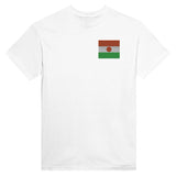 T-shirt Drapeau du Niger en broderie - Pixelforma