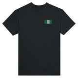 T-shirt Drapeau du Nigeria en broderie - Pixelforma