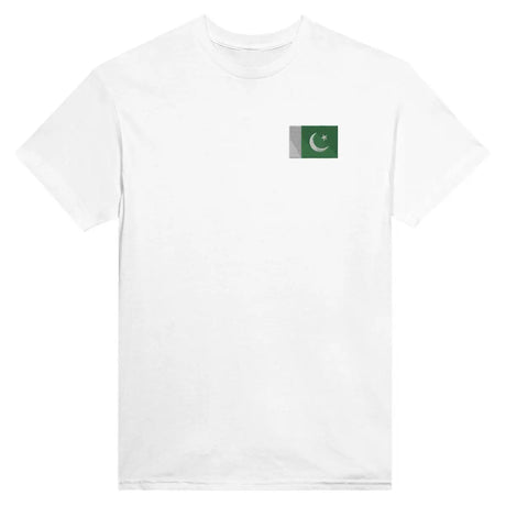 T-shirt Drapeau du Pakistan en broderie - Pixelforma 