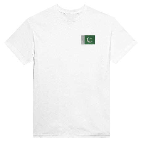 T-shirt Drapeau du Pakistan en broderie - Pixelforma