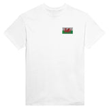 T-shirt Drapeau du pays de Galles en broderie - Pixelforma 