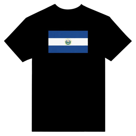 T-shirt drapeau du salvador - pixelformaflag