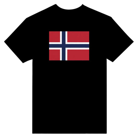 T-shirt drapeau du svalbard et de jan mayen - pixelformaflag