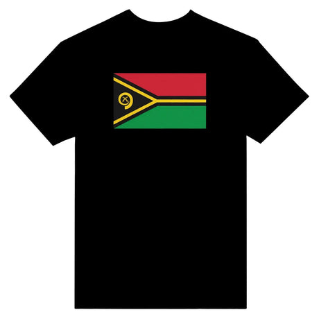 T-shirt drapeau du vanuatu - pixelformaflag