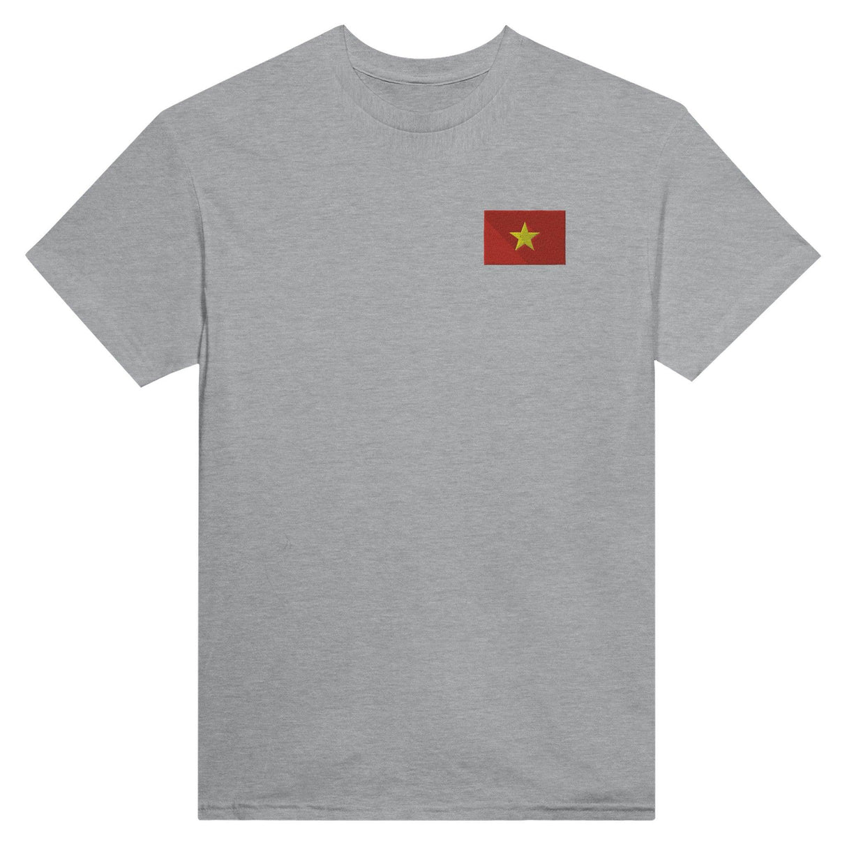 T-shirt Drapeau du Viêt Nam en broderie - Pixelforma