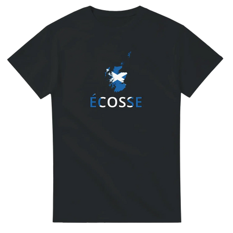 T-shirt drapeau écosse en carte - pixelforma