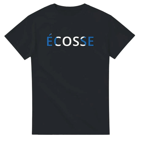 T-shirt drapeau écosse en écriture - pixelforma