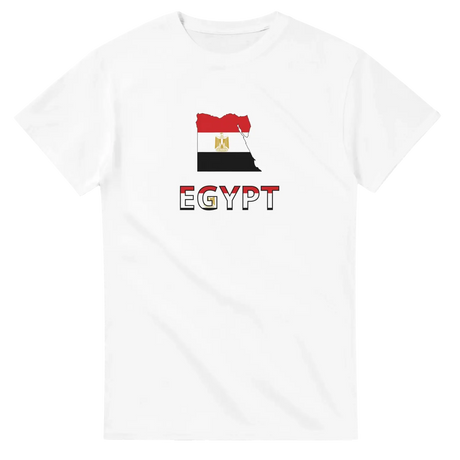 T-shirt drapeau égypte carte - pixelforma