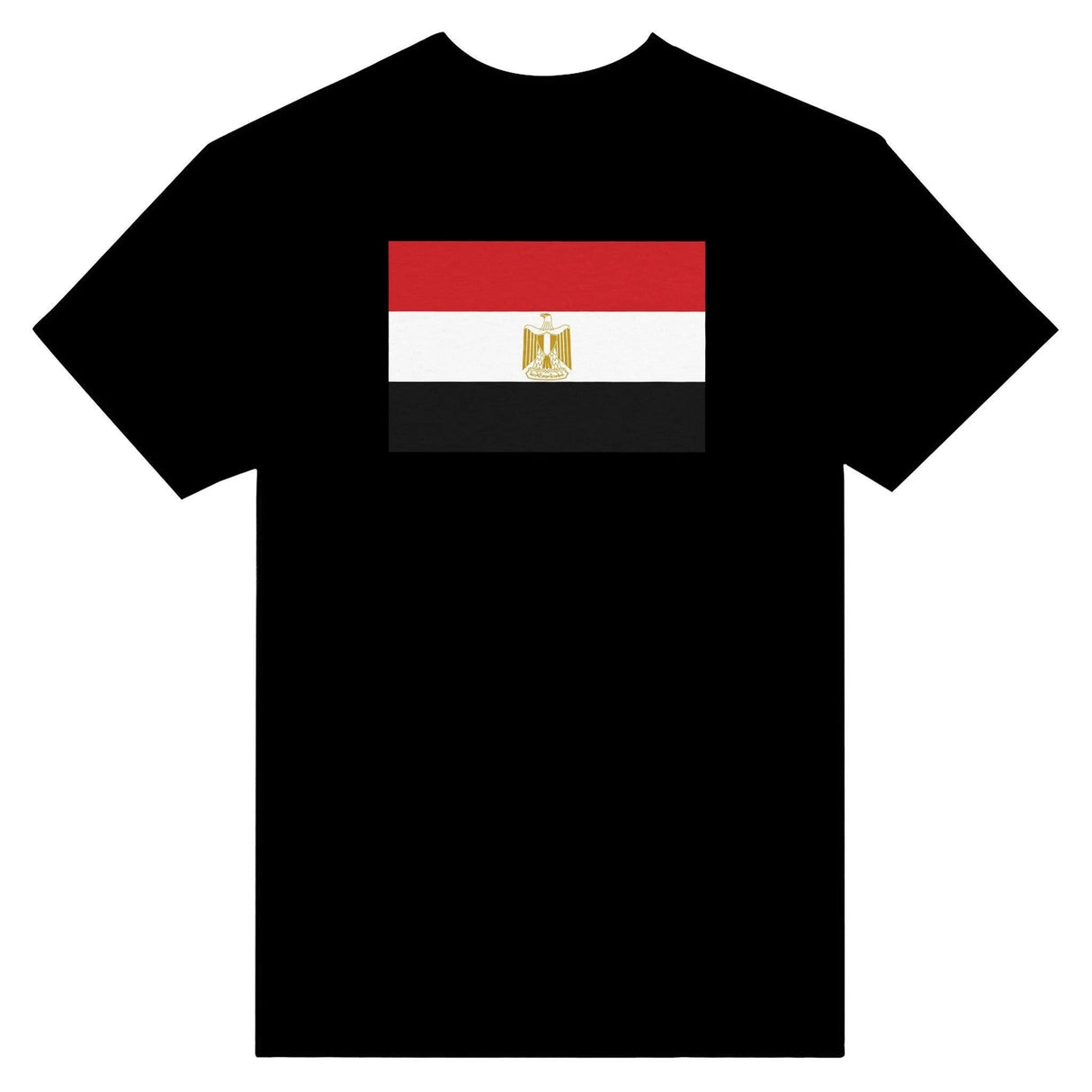 T-shirt drapeau égypte coton mélangé brodé élégant