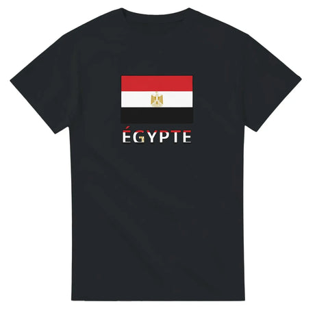 T-shirt drapeau égypte en texte - pixelforma