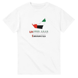 T-shirt drapeau émirats arabes unis carte - pixelforma