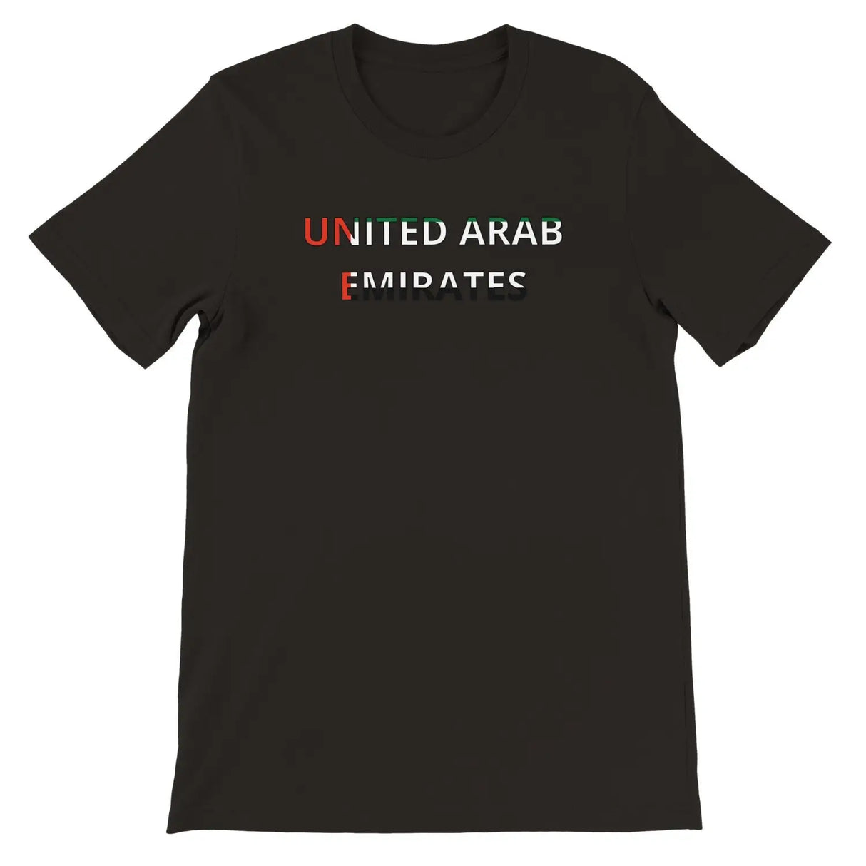 T-shirt drapeau émirats arabes unis - pixelforma