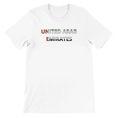 T-shirt drapeau émirats arabes unis - pixelforma