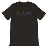 T-shirt drapeau équateur - pixelforma