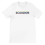 T-shirt drapeau équateur - pixelforma