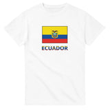 T-shirt drapeau équateur texte - pixelforma