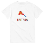 T-shirt drapeau érythrée carte - pixelforma