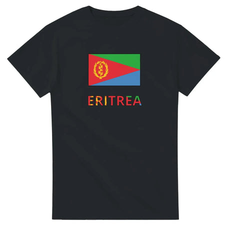 T-shirt drapeau érythrée texte - pixelforma