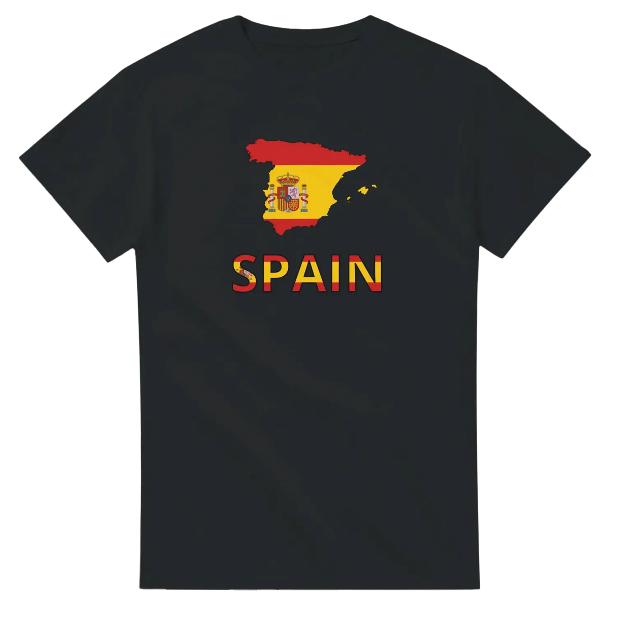 T-shirt drapeau espagne carte - pixelforma