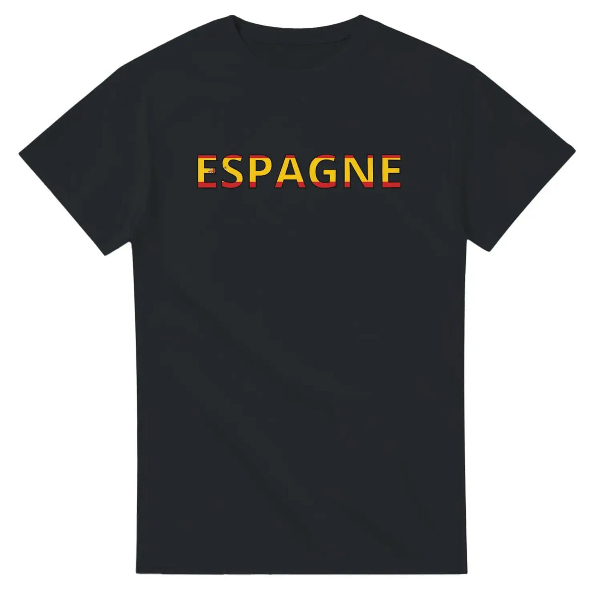 T-shirt drapeau espagne en écriture - pixelforma