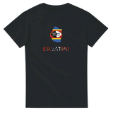 T-shirt drapeau eswatini en carte - pixelforma