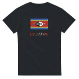 T-shirt drapeau eswatini en texte - pixelforma