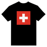 T-shirt Drapeau et armoiries de la Suisse - Pixelforma