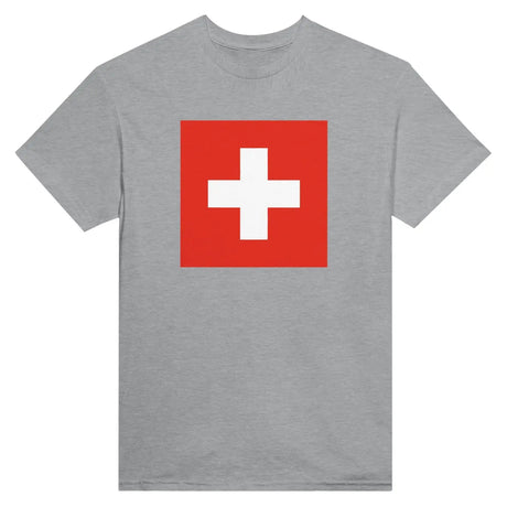 T-shirt drapeau et armoiries de la suisse - pixelformaflag