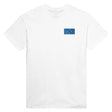 T-shirt drapeau états fédérés broderie couleur coton mélangé