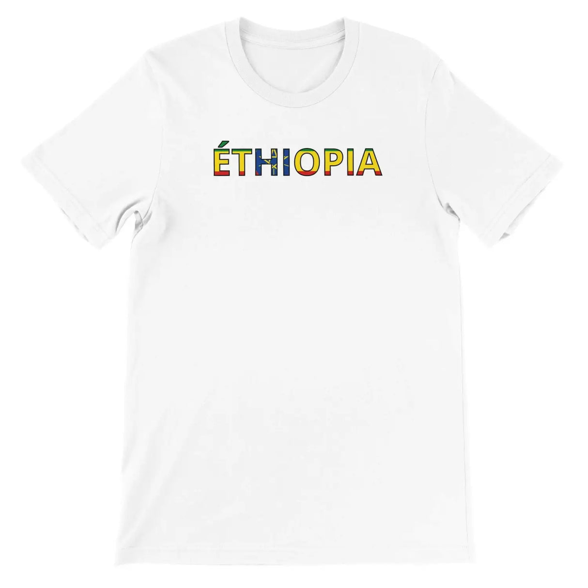 T-shirt drapeau éthiopie - pixelforma