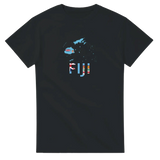 T-shirt drapeau fidji carte - pixelforma