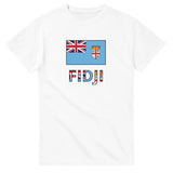 T-shirt drapeau fidji en texte - pixelforma