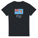 T-shirt drapeau fidji texte - pixelforma