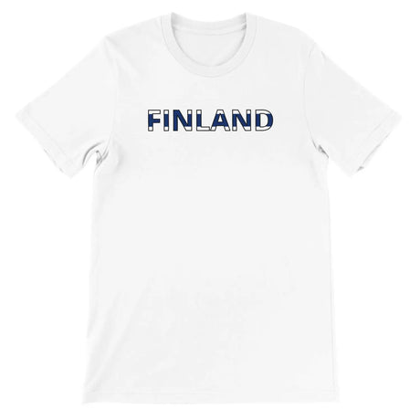 T-shirt drapeau finlande - pixelforma