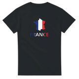 T-shirt drapeau france en carte - pixelforma