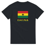 T-shirt drapeau ghana en texte - pixelforma